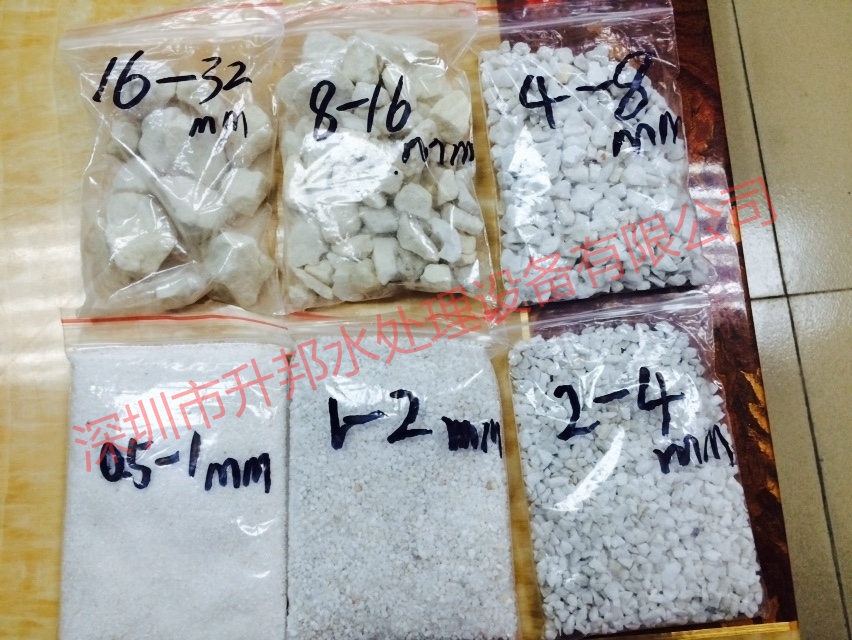 水处理设备相关耗材:石英砂
